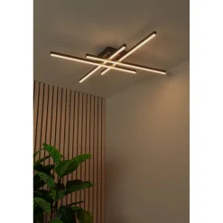 Plafondi Lucide Novak, 80x80cm, IP20, 42W, musta