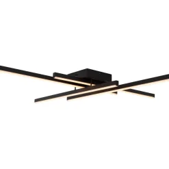 Plafondi Lucide Novak, 80x80cm, IP20, 42W, musta