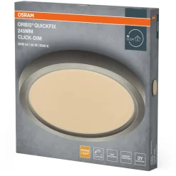 Plafondi Osram Orbis Quickfix Click Dim 830 3000K pyöreä, eri vaihtoehtoja