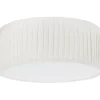Plafondi PR Home Plissé, Ø 450 x 180 mm, luonnonvalkoinen