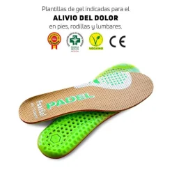Pohjalliset Footgel Plantilla Padel, koko 39–42