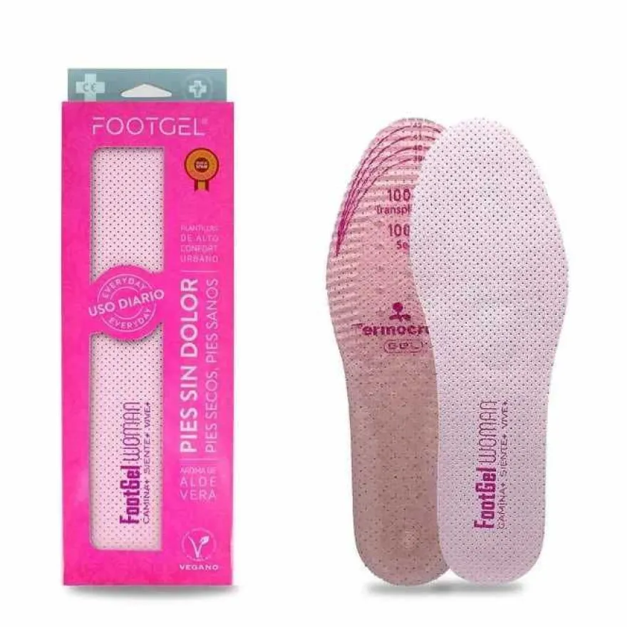 Pohjalliset Footgel Woman Everyday Aloe Vera, eri kokoja