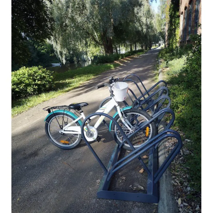 Polkupyöräteline Warma PP-Tuote, 300 x 85 x 65 cm, 5 paikkainen, jatkettava