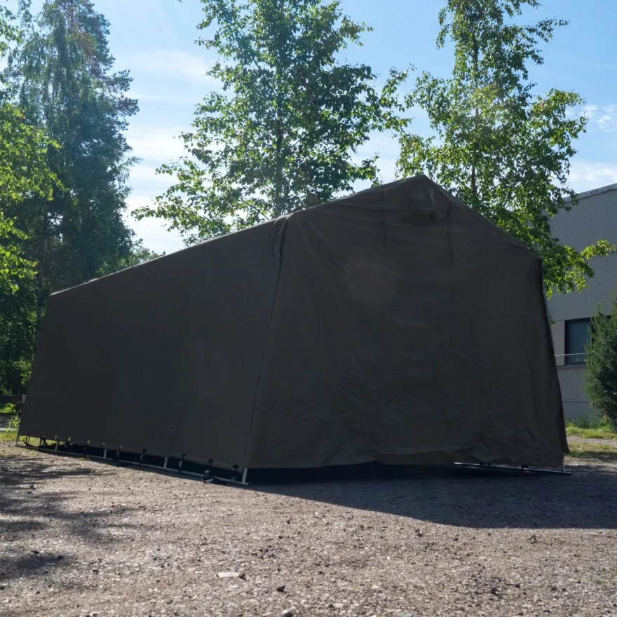 Pressutalli Fornorth, 350g/m2, tummanharmaa, eri kokoja