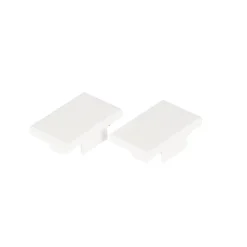 Pääty LED-alumiiniprofiilille Hide-a-lite Art Low valkoinen 2kpl