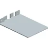 Päätylevy lippakiskolle FP-Tuotteet, 60mm, valkoinen, 2kpl