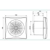 Puhallin Thermex Silent 200 CRZ