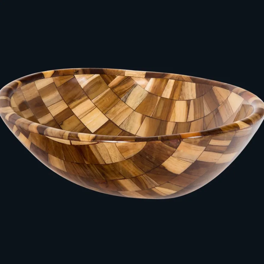 Puinen allas GL 36, tasolle asennettava, ei hananreikää, 430x370x140mm