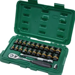 Pultinirrotussarja Sata Bolt Biter 1/4"+3/8", 23 osaa, rasiassa