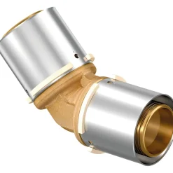 Puristuskulmaliitin Uponor S-Press, 45°, DR 40-40mm