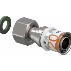 Puristusliitin Uponor S-Press Plus 20-G1/2"SN pyörivällä mutterilla
