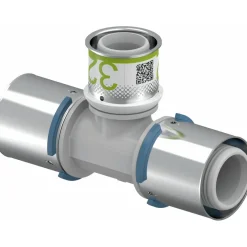 Puristus-T-haara Uponor S-Press Plus, PPSU, 40-32-40mm