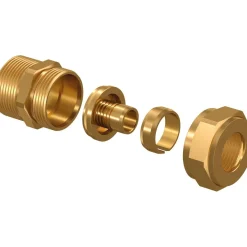 Puserrusliitin Uponor Pex FPL-X DR 18 x 2,5-1" MT