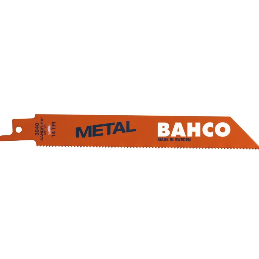 Puukkosahanterä Bahco Sandflex Bi-Metal ST 300x0,9mm, 18TPI, metallille, 2kpl