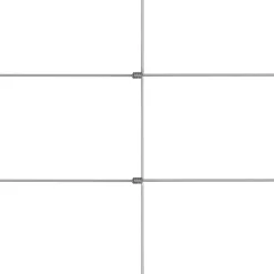 Puutarha-aita galvanoitu teräs, eri kokoja ja malleja