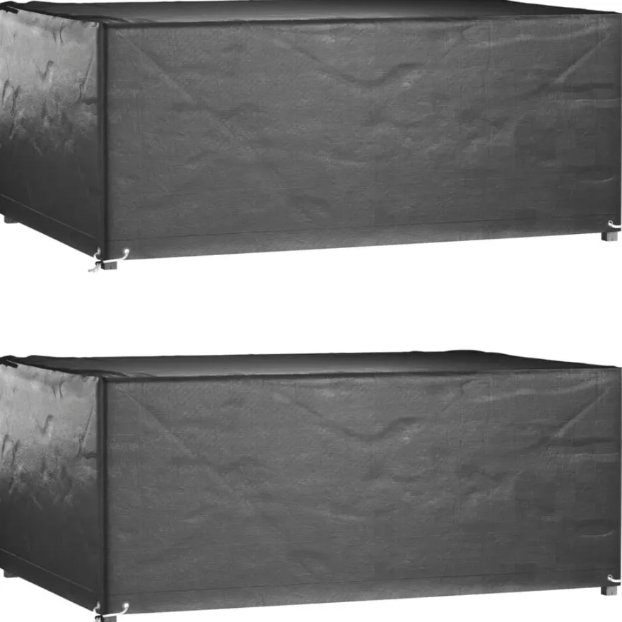 Puutarhakalustesuojat 2 kpl 8 purjerengasta 180x122x75 cm