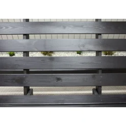 Puutarhakeinu katoksella Baltic Garden Pelle 165cm musta