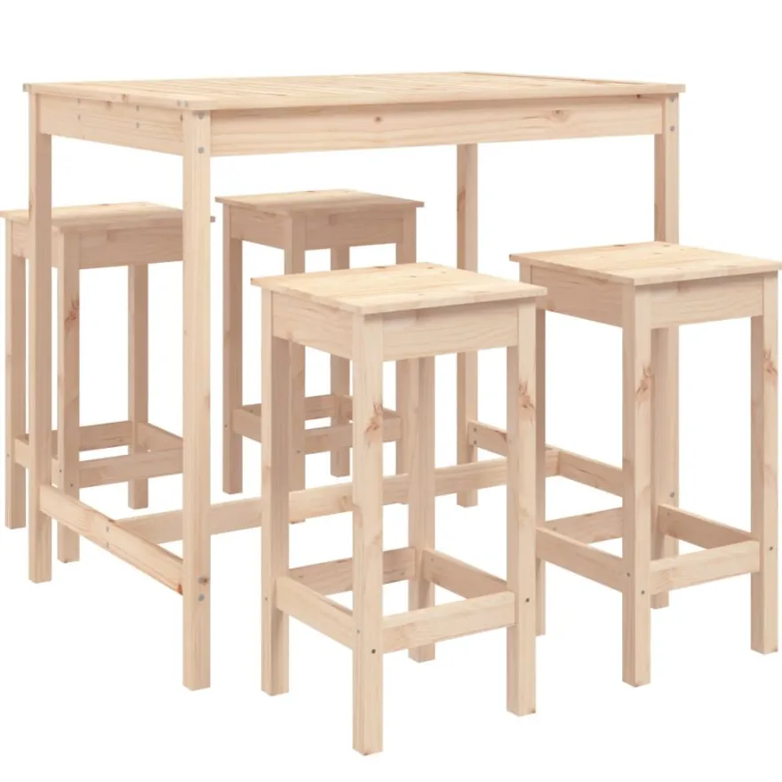 Puutarhan Bistrosarja, 5-osainen täysi mänty, eri värejä (28307)
