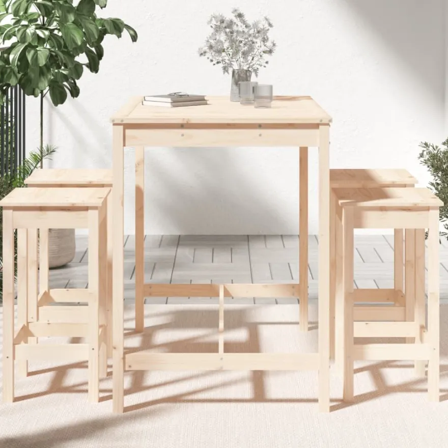 Puutarhan Bistrosarja, 5-osainen täysi mänty, eri värejä (28307)