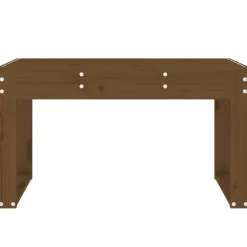 Puutarhapenkki hunajanruskea 80x38x45 cm, mänty