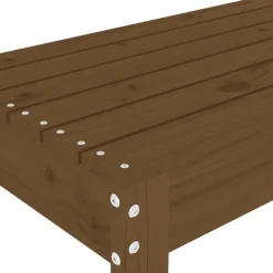 Puutarhapenkki hunajanruskea 110x38x45 cm, mänty