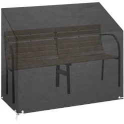 Puutarhapenkkisuoja 8 purjerengasta 160x70x70/88 cm polyeteeni