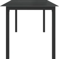 Puutarhapöytä, alumiini ja lasi, eri kokoja