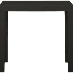 Puutarhapöytä antrasiitti 79x65x72 cm muovi