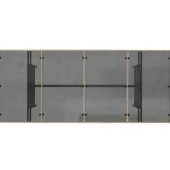 Puutarhapöytä polyrottinki, 190x80x75 cm, eri pöytälevymateriaalit ja värit (33233)