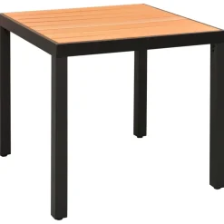Puutarharuokailuryhmä musta /ruskea, 5-osainen