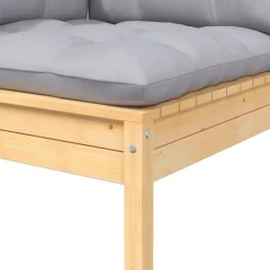 Puutarhasohvasarja, tyynyt, mäntypuu, 6-osainen, eri värejä