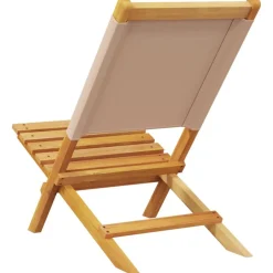 Puutarhatuolit, täysi akasiapuu ja kangas, eri värejä ja pakkauskokoja (33696)