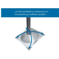 Pylväslaituri Savorak Oloneuvos Tupla, 8.8m, irto-osina