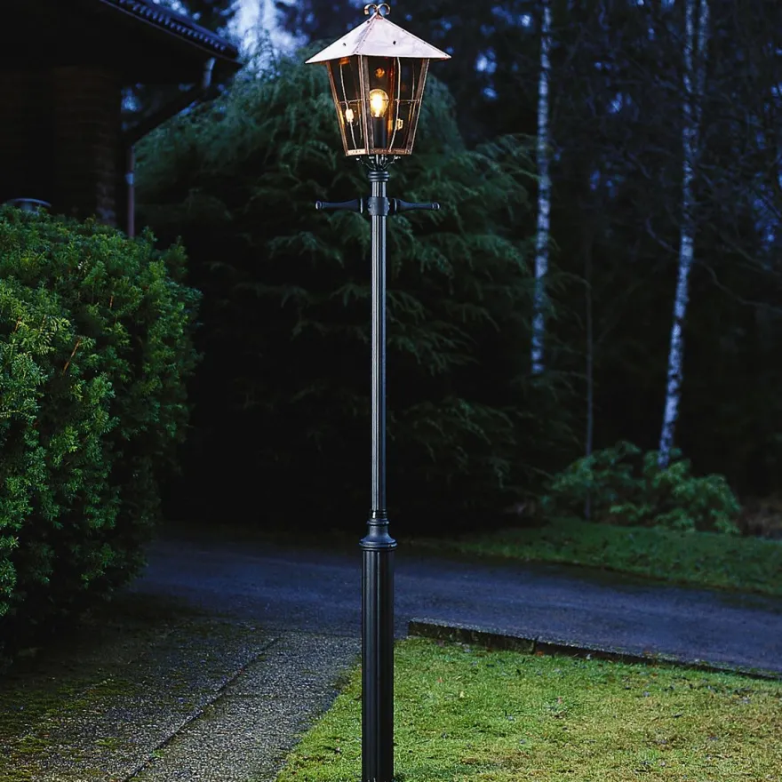 Pylväsvalaisin Konstsmide Fenix 430-900, iso, kupari