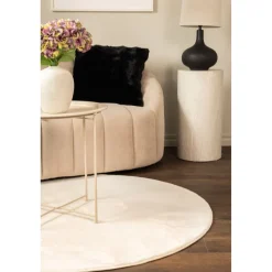 Pyöreä matto Benina Relax, Ø120cm, eri värejä