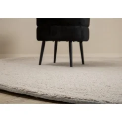Pyöreä nukkamatto Venture Home Teddy, Ø200cm