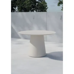 Pyöreä ruokapöytä ulos Venture Home Lanzo, ø120cm, alumiini