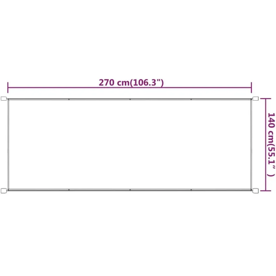 Pystymarkiisi 60-300 x 270-420cm, Oxford-kangas, eri kokoja ja värejä