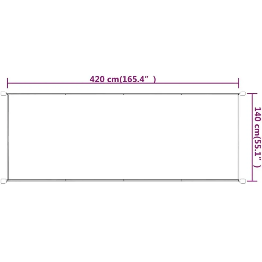 Pystymarkiisi 60-300 x 270-420cm, Oxford-kangas, eri kokoja ja värejä