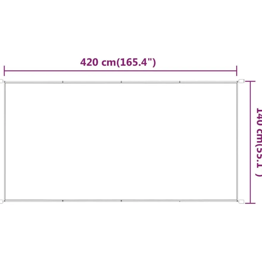 Pystymarkiisi 60-300 x 270-420cm, Oxford-kangas, eri kokoja ja värejä