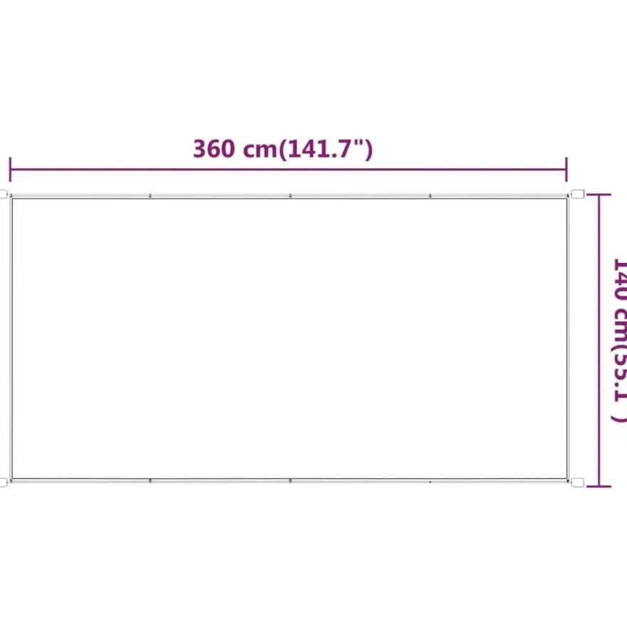 Pystymarkiisi 60-300 x 270-420cm, Oxford-kangas, eri kokoja ja värejä