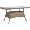 Pöytä Home4you Toscana, 140x80cm, harmaanbeige