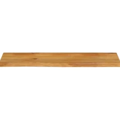 Pöytälevy elävä reuna 120x40x2,5 cm täysi mangopuu (70542)