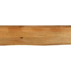 Pöytälevy elävä reuna 120x30x2,5 cm täysi mangopuu (70530)