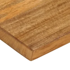 Pöytälevy elävä reuna 120x30x2,5 cm täysi mangopuu (70530)