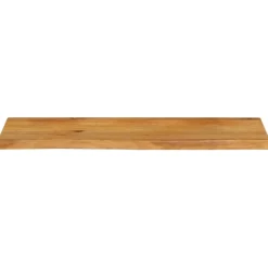 Pöytälevy elävä reuna 120x30x2,5 cm täysi mangopuu (70530)