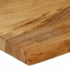 Pöytälevy elävä reuna 140x30x2,5 cm täysi mangopuu (70435)