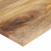 Pöytälevy kaarella 80x50x2,5 cm ovaali täysi karkea mangopuu (70192)