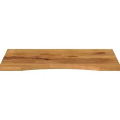 Pöytälevy kaarella 90x60x2,5 cm ovaali täysi karkea mangopuu (70215)