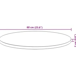 Pöytälevy täysi akasiapuu, neliö ja pyöreä, eri kokoja ja värejä (37975)